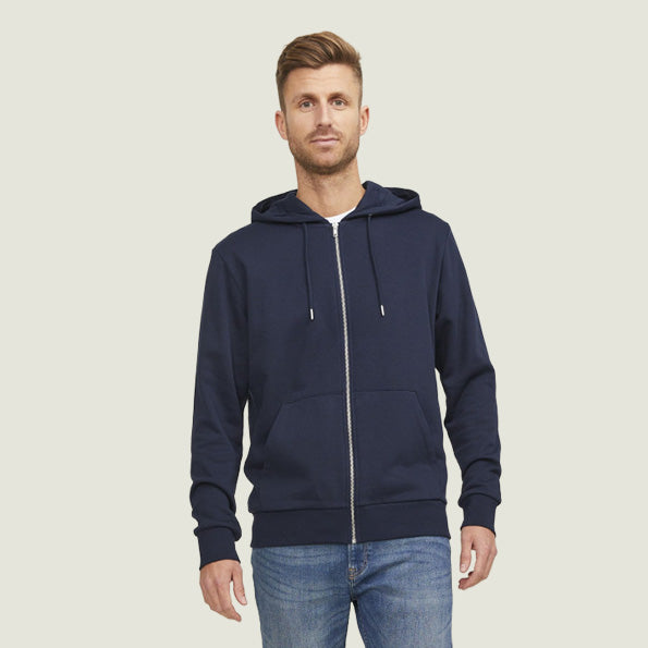 Jack & Jones JJ3907 - day zip hood 300 - KST TEXTILES