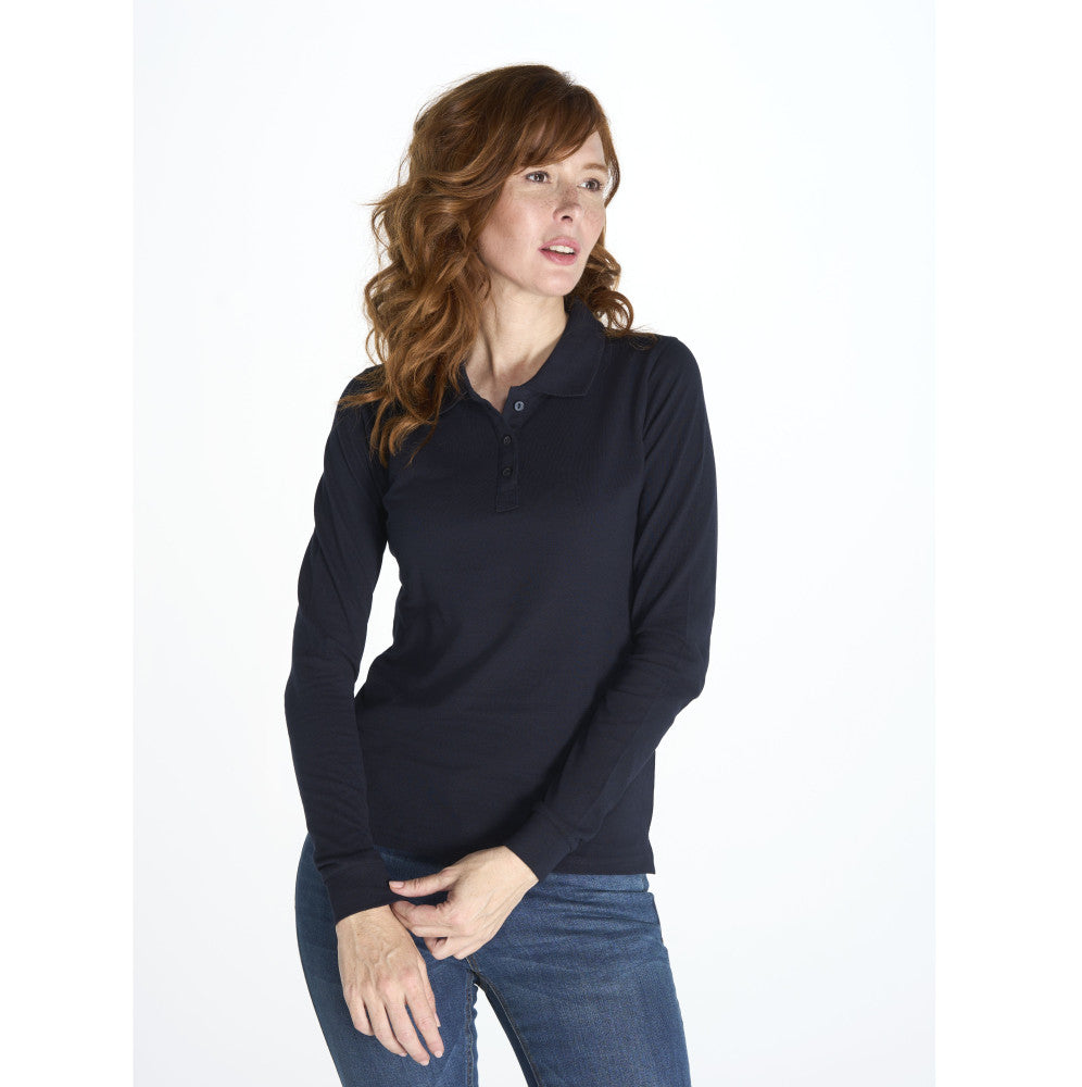 JHK Lady Regular Long Sleeve Polo — JK216 - KST TEXTILES