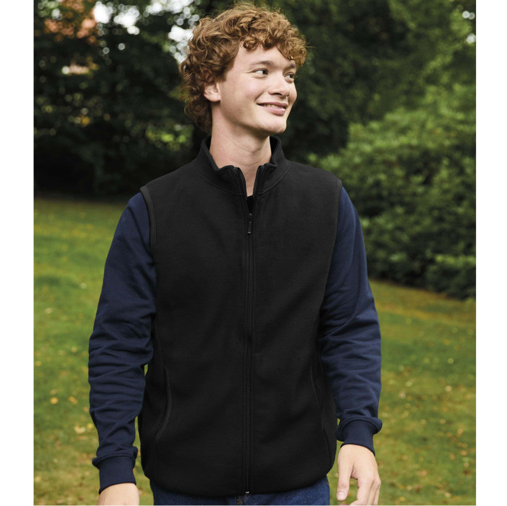 Neutral Recycled Fleece Vest — R73602 - KST TEXTILES