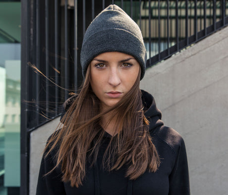 Build Your Brand Heavy Knit Beanie — BY001 - KST TEXTILES