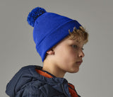 Beechfield Junior Original Pom Pom Beanie — BF426B - KST TEXTILES